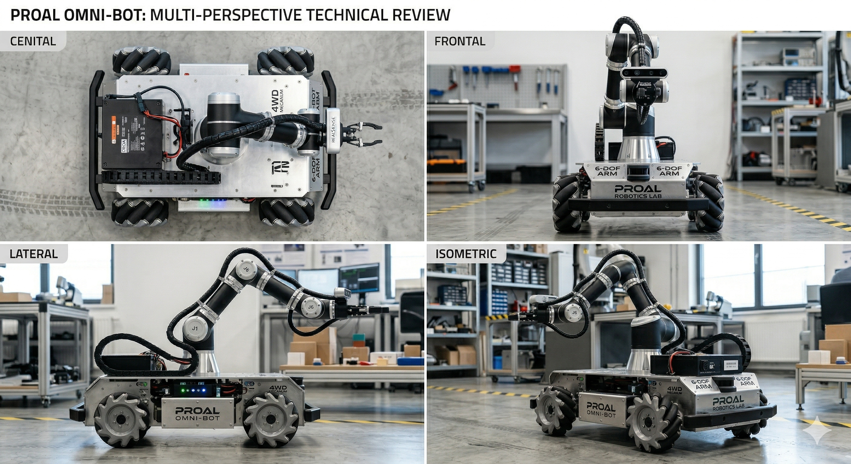 Robot Proal - Plataforma tipo tanque con brazo de 7 DoF